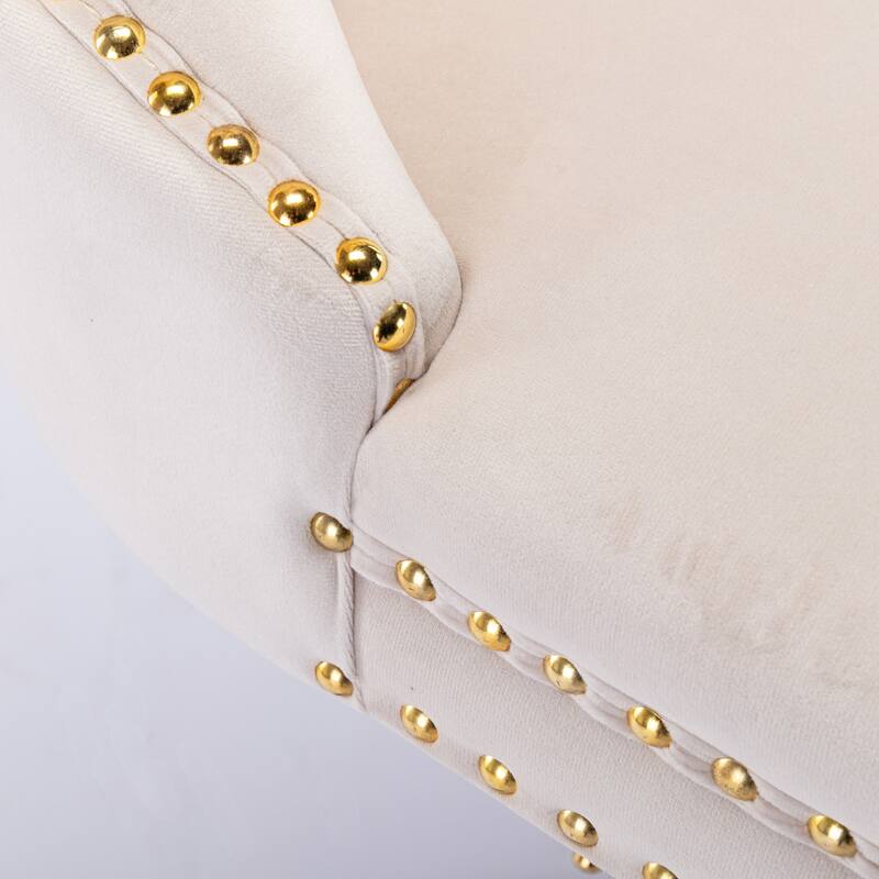 GDF Studio - Modern Upholstered Swivel Velvet Bar Stools with Adjustable Height and Tufted Back (Set of 2)