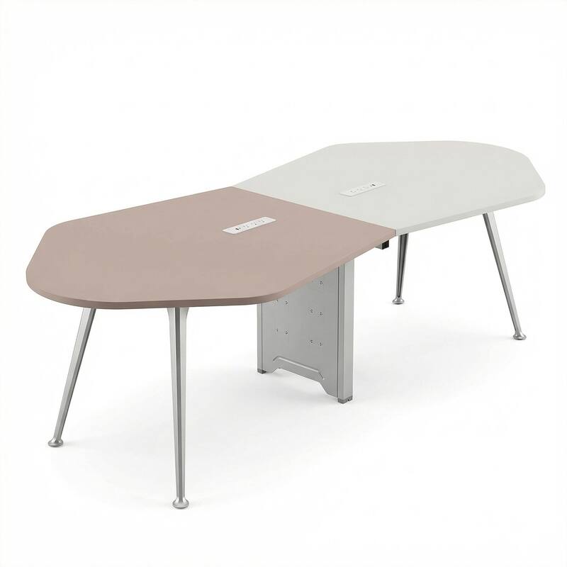 Modern 110"L Conference Table 8-Person Meeting Table