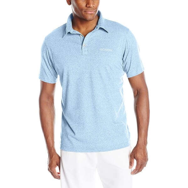 Shop Columbia Blue Mens Size Xl Omni Wick Thistletown Park Polo Ii