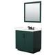 Option Green, Black Trim, Giotto Quartz Top