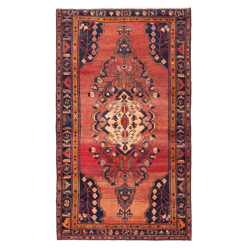 ECARPETGALLERY Hand-knotted Konya Anatolian Red Wool Rug - 4'8 x 8'0