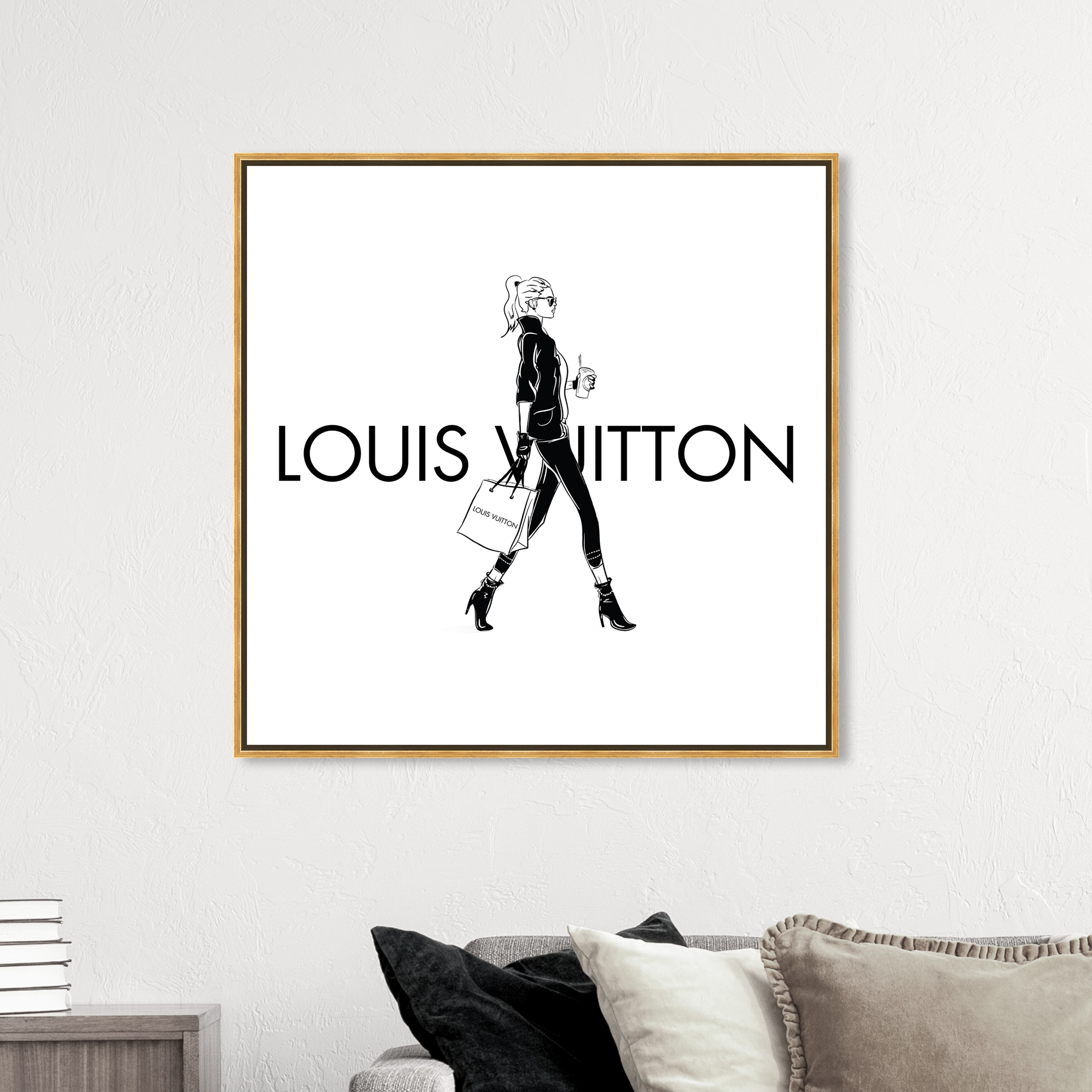 Oliver Gal 'Doll Memories - French Girl' Fashion and Glam Wall Art
