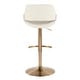 preview thumbnail 133 of 144, Silver Orchid Svellingen Adjustable Bar Stool with Rounded T Footrest - Set of 2