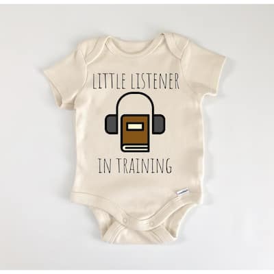 Audio Book - Baby Boy Girl Clothes Infant Bodysuit Funny Cute