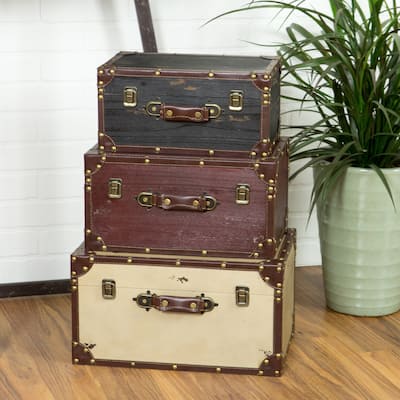 Torrance Wood Trunks (Set of 3)