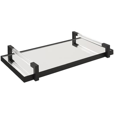Uttermost 18082 Deki 23-3/4" Wide Acrylic and Iron Tray