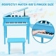 preview thumbnail 9 of 8, Gymax 30-Key Classic Baby Grand Piano Toddler Toy Wood w/ Bench &