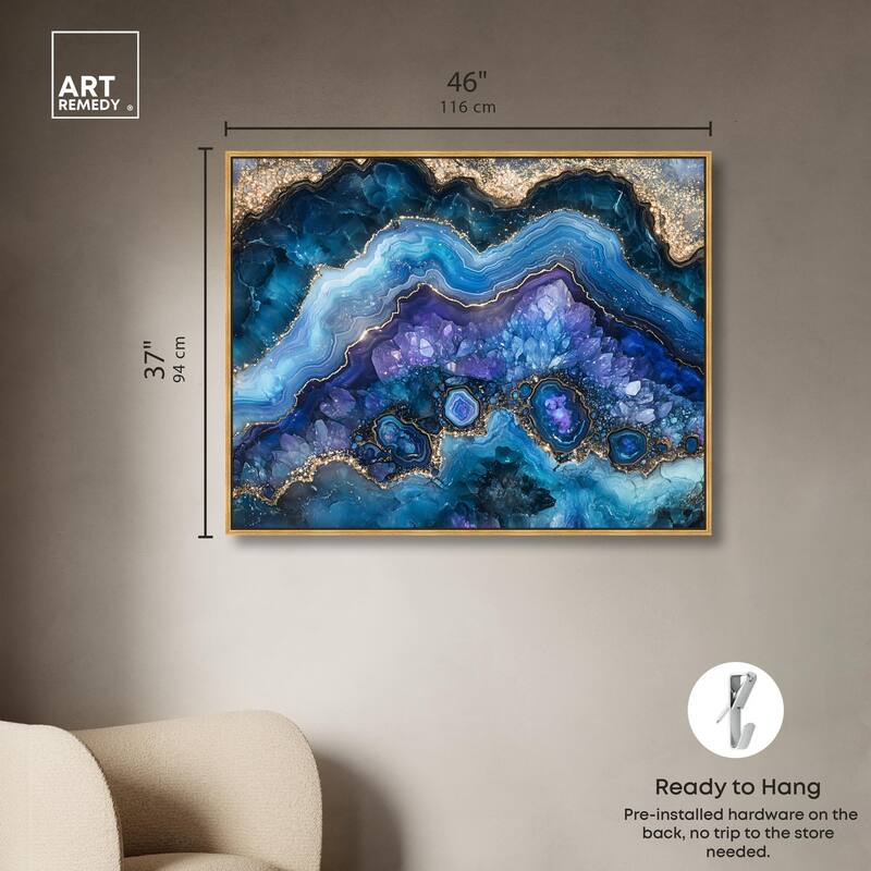 Galactic Geode II Canvas by Art Remedy