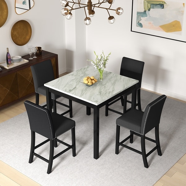 Bar Height Triangle Counter Height Dining Table Set Triangle Table