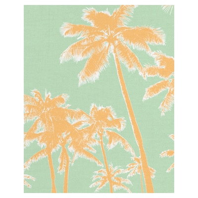 Retro Palms 1 Canvas Art Print