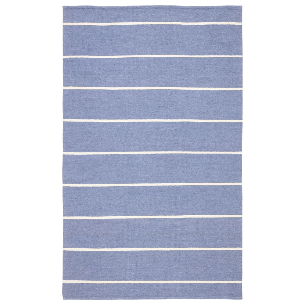 Porch & Den Langwood Stripes Indoor/ Outdoor Handmade Area Rug
