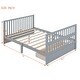 preview thumbnail 6 of 19, Convertible Crib/Full Size Bed with Drawers