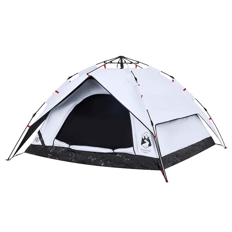 vidaXL Camping Tent Dome Shelter Blackout Outdoor Patio Fabric Quick Release - 90.6 x 90.6 x 55.1