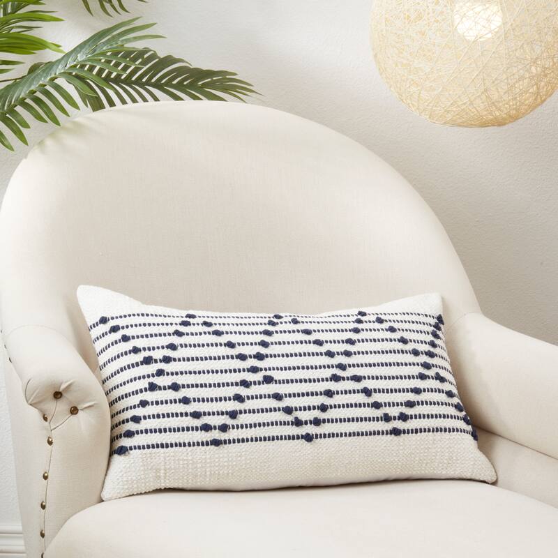 Intricate Diamond Weave Throw Pillow