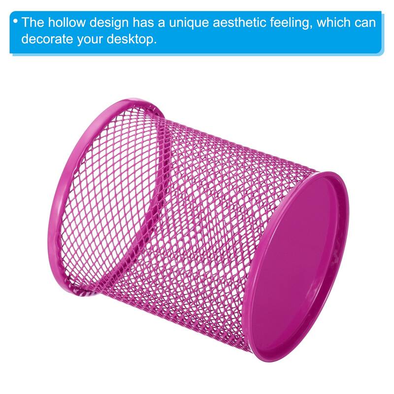 Mesh Pen Holder Pencil Holder Pencil Basket Pen Cup Organizer Round - 80 x 95mm