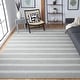 preview thumbnail 2 of 12, SAFAVIEH Handmade Metro Tietje Stripe Wool Rug