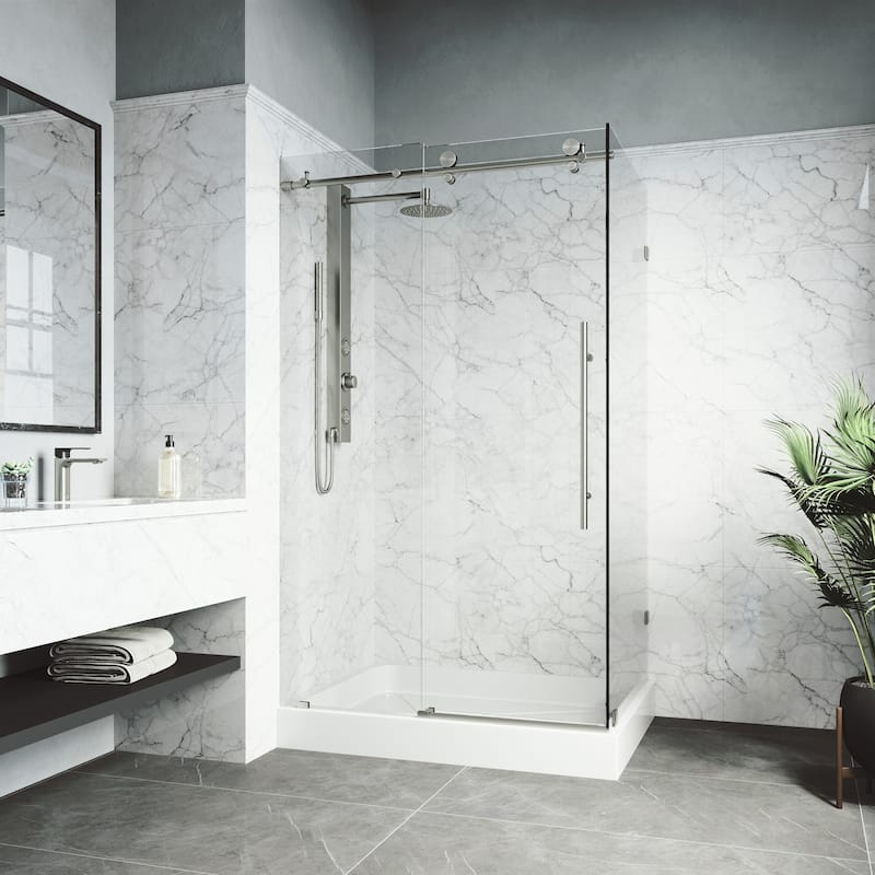 VIGO Elan E-Class Frameless Sliding Shower Enclosure