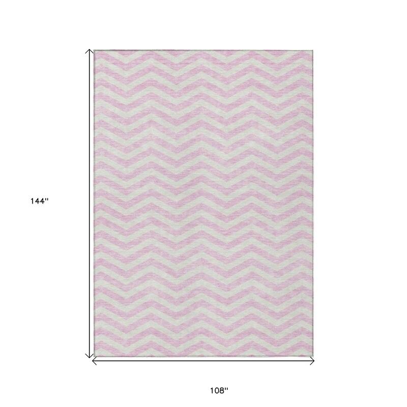 HomeRoots Chevron Transitional Rectangle Outdoor Rug