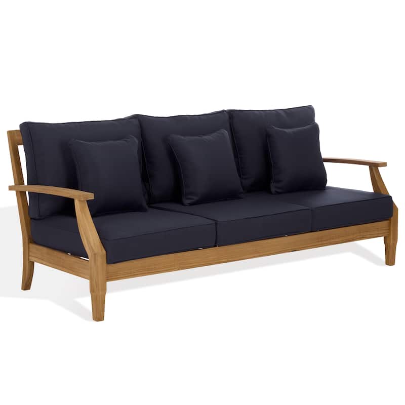 SAFAVIEH Couture Martinique Wood Patio Sofa