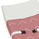 preview thumbnail 4 of 4, Sweet Jojo Designs Mauve Pink Boho Arrow Girl Changing Pad Cover Dark Rose Ivory Modern Bohemian Farmhouse Shabby Chic Designer