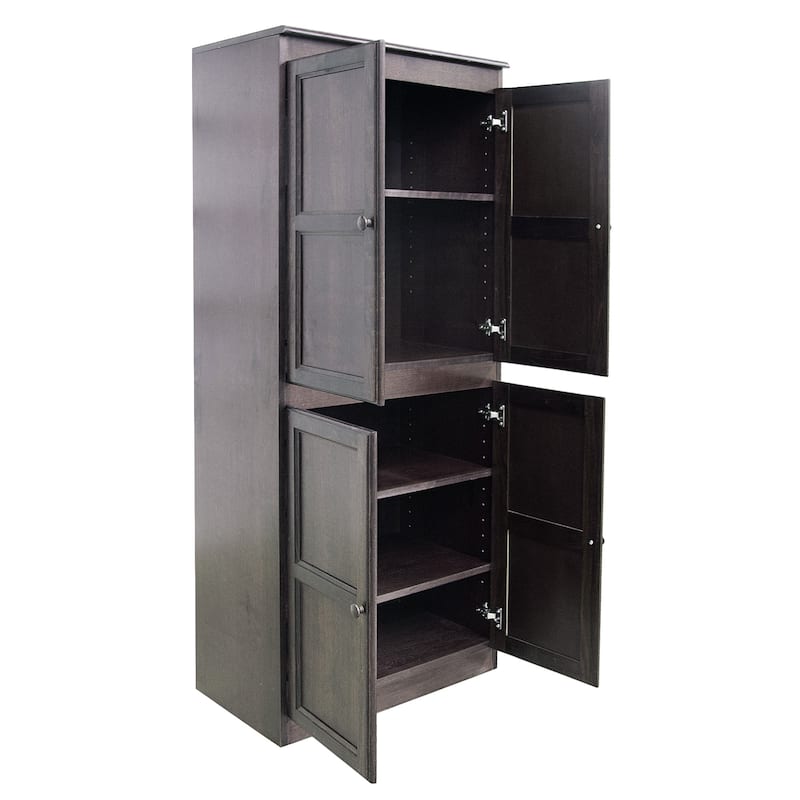 Concepts in Wood Storage Cabinet, 72 inch with 5 Shelves