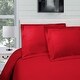 preview thumbnail 2 of 89, Superior 100-percent Egyptian Cotton 300 Thread Count Solid Duvet Cover Set Red - California King