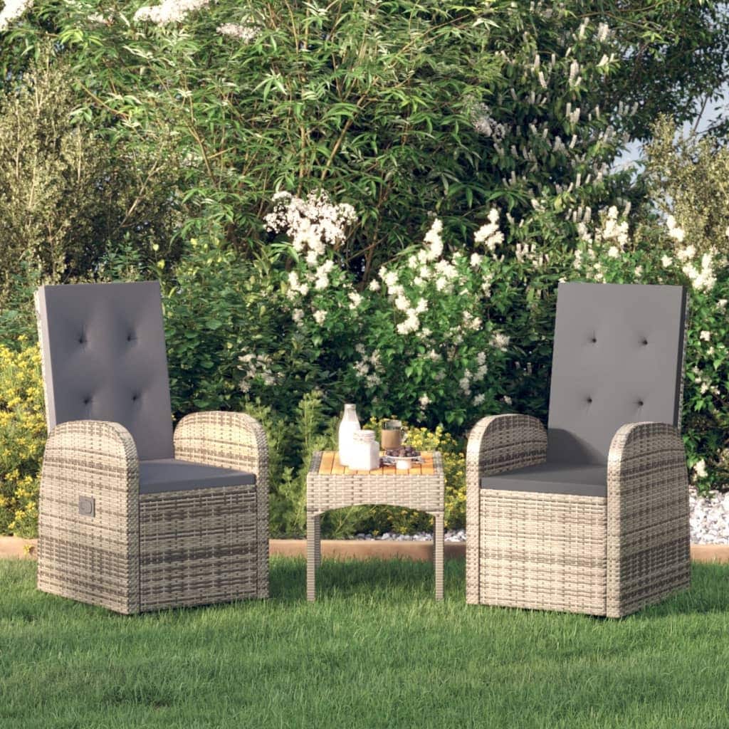 Polyrattan garden chairs deals