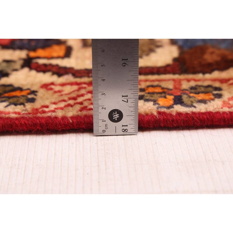 ECARPETGALLERY Hand-knotted Andelz Red Wool Rug - 4'9 x 6'9