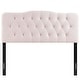 preview thumbnail 3 of 10, Annabel Diamond Tufted Performance Velvet Headboard