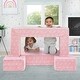 preview thumbnail 9 of 8, Serta Perfect Sleeper Convertible Sofa and Play Set Pink