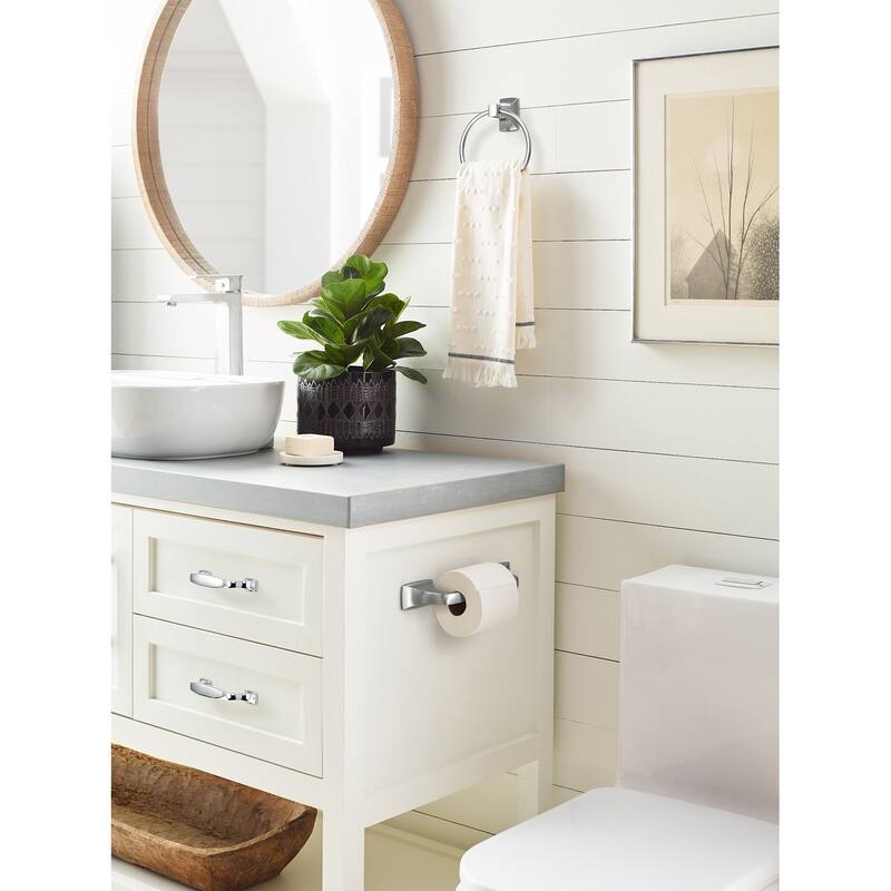 Amerock Highland Ridge 7-7/16" Wall Mounted Towel Ring