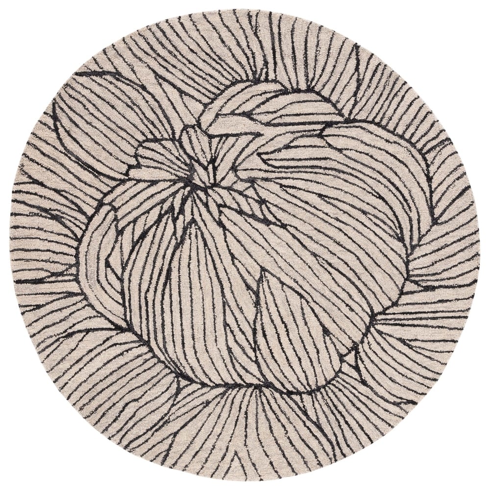 SAFAVIEH Handmade Metro Madlene Abstract Floral Wool Rug