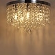preview thumbnail 26 of 45, GetLedel Modern 5-Light Crystal Flush Mount Chandelier