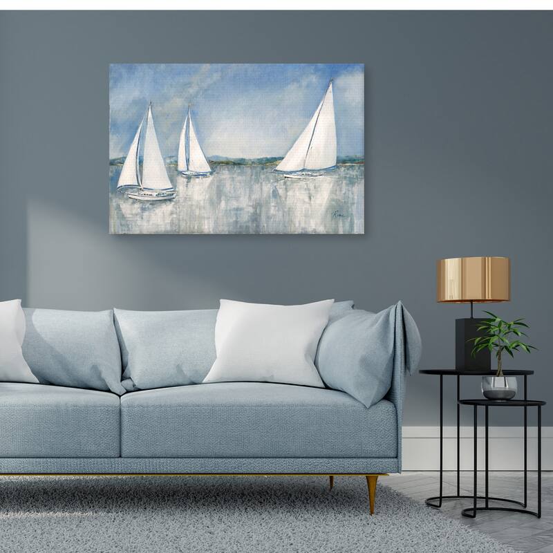 Catching the Breeze by Ruane Manning Canvas Art Print