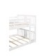 preview thumbnail 22 of 21, Full Over Full Bunk Bed with Guardrails - Sturdy Pine Wood Design