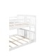 preview thumbnail 10 of 9, Full Over Full Bunk Bed with Ladder and Guardrails, Solid Pine Wood Construction
