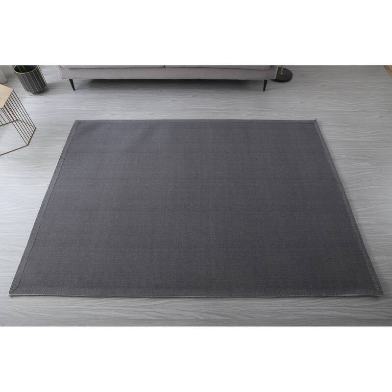Retro Shag Collection Mixed Color Abstract Area Rug