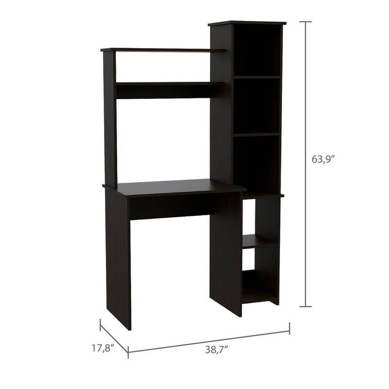 Modern Black Office Desk with Storage Bed Bath & Beyond