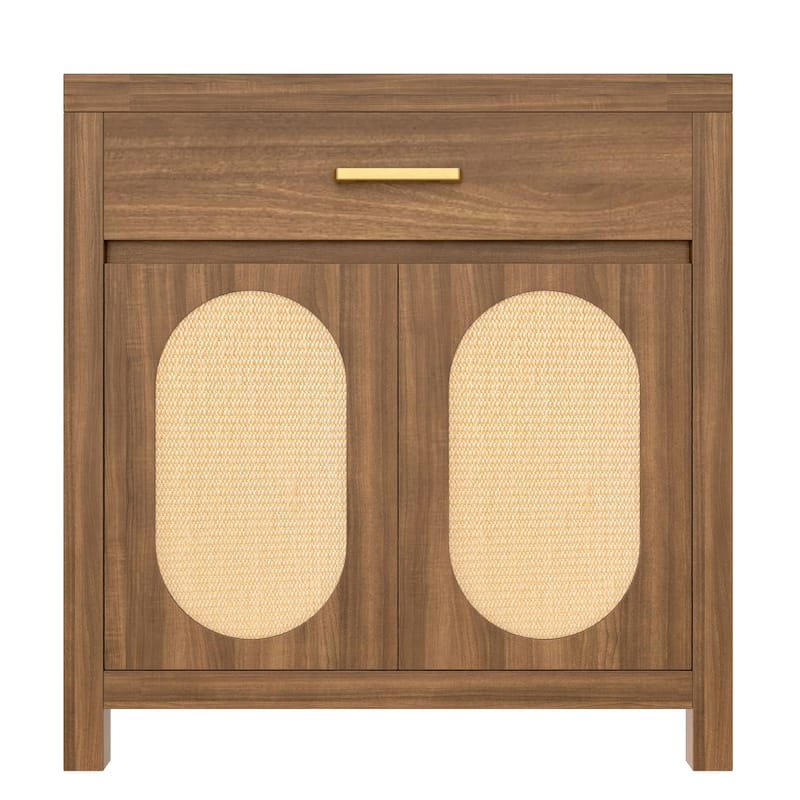 Rossetta Wooden Washroom Hidden Cat House Box Enclosure with Natural Sisal Scratch Pads Doors