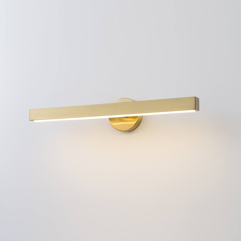 24" Mid-Century Modern Dimmable LED Bathroom Vanity Light Picture Light Art Lights for Wall - 24" W × 6.9" D × 4.7" H