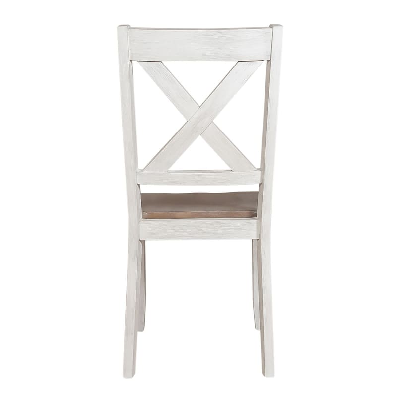Lakeshore X Back Side Chair- White- Set of 2 (Set of 2)