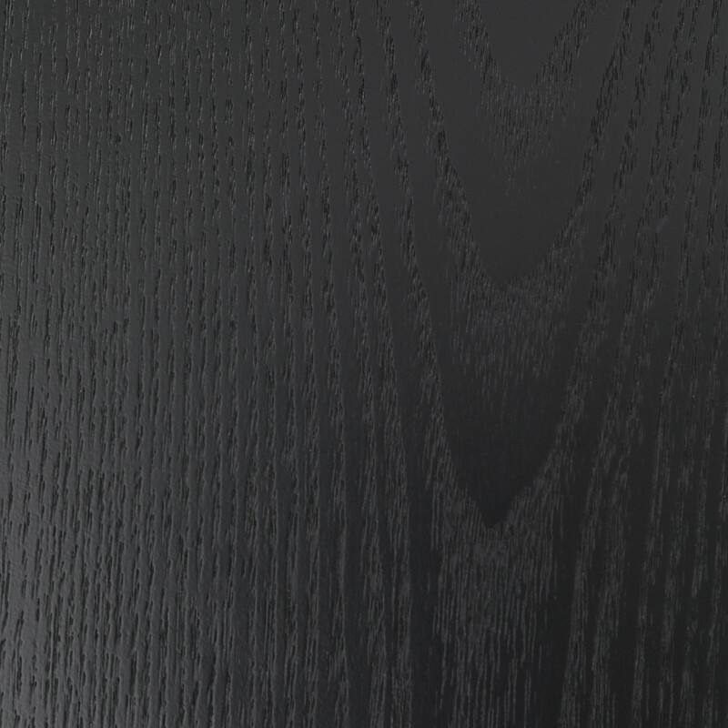 Tule Modern 9-Piece Dining Set with Solid Wood Top Oval Dining Table and Fabric Upholstered Black Steel Legs