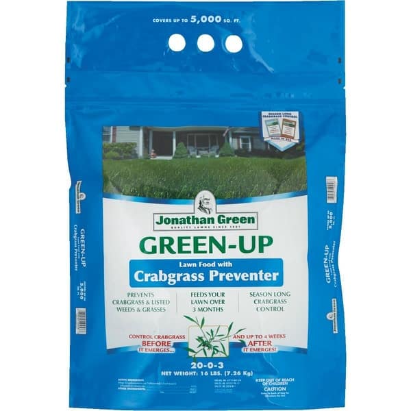 Jonathan Green 10456 GreenUp Crabgrass Preventor w/Lawn Fertilizer, 22