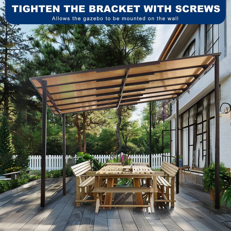 10' x 12' Outdoor Pergola Gazebo