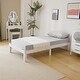 preview thumbnail 12 of 26, Basic Bed Frame Twin Wooden Bed