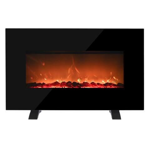 Danby Designer DDEF03813BD13 38" Wall Mount Electric Fireplace