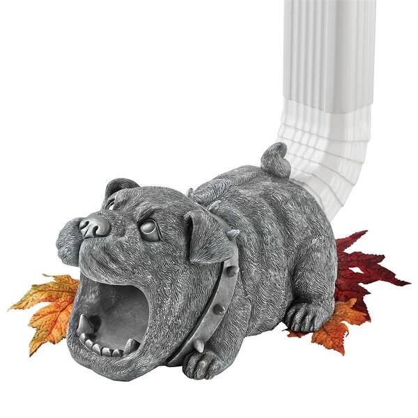 Shop Design Toscano Butch The Bulldog Gutter Guardian Downspout Statue Overstock 19829834