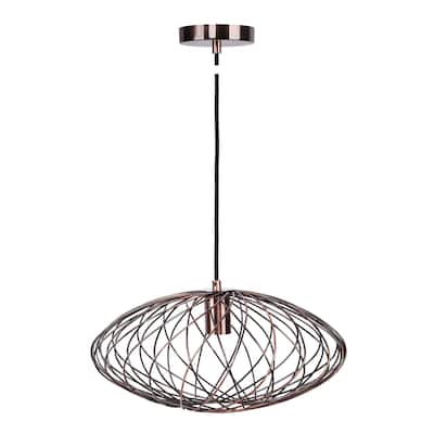 Linx Oval Metal Pendant Lamp