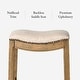 preview thumbnail 71 of 98, Maven Lane 31" Adrien Saddle Kitchen Bar Height Stool - N/A