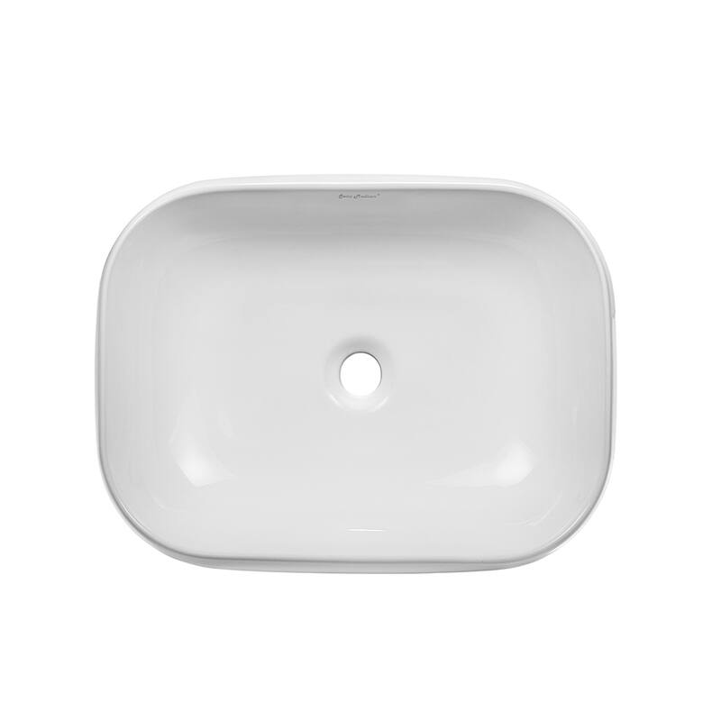 Swiss Madison SM-VS274 Chateau 22" Square Ceramic Vessel Sink